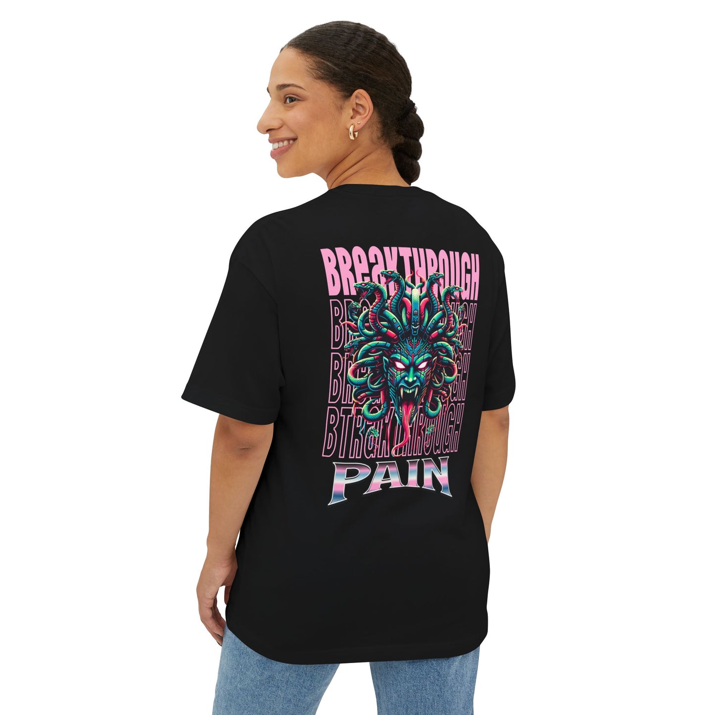 Medusa's Pain Unisex Oversized Boxy Tee